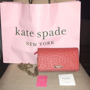 Kate Spade Crossbody Ostrich bag